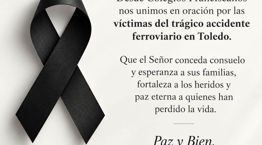 Con las víctimas del accidente de Toledo