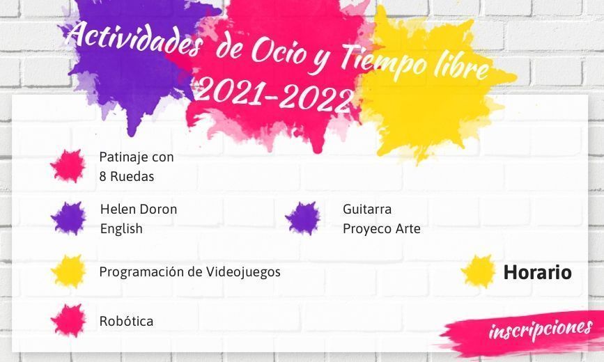 Horario Extraescolares Horario Extraescolares